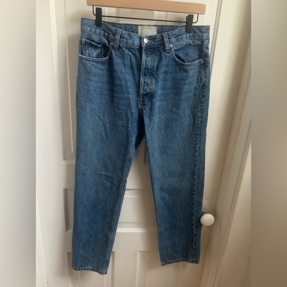 Everlane Organic Denim Relaxed Straight Fit Jeans Size 27